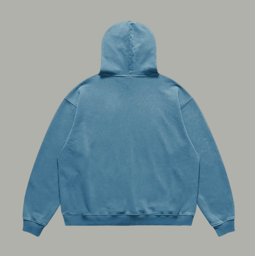 NOWEAR NWR Logo Washed Hoodie