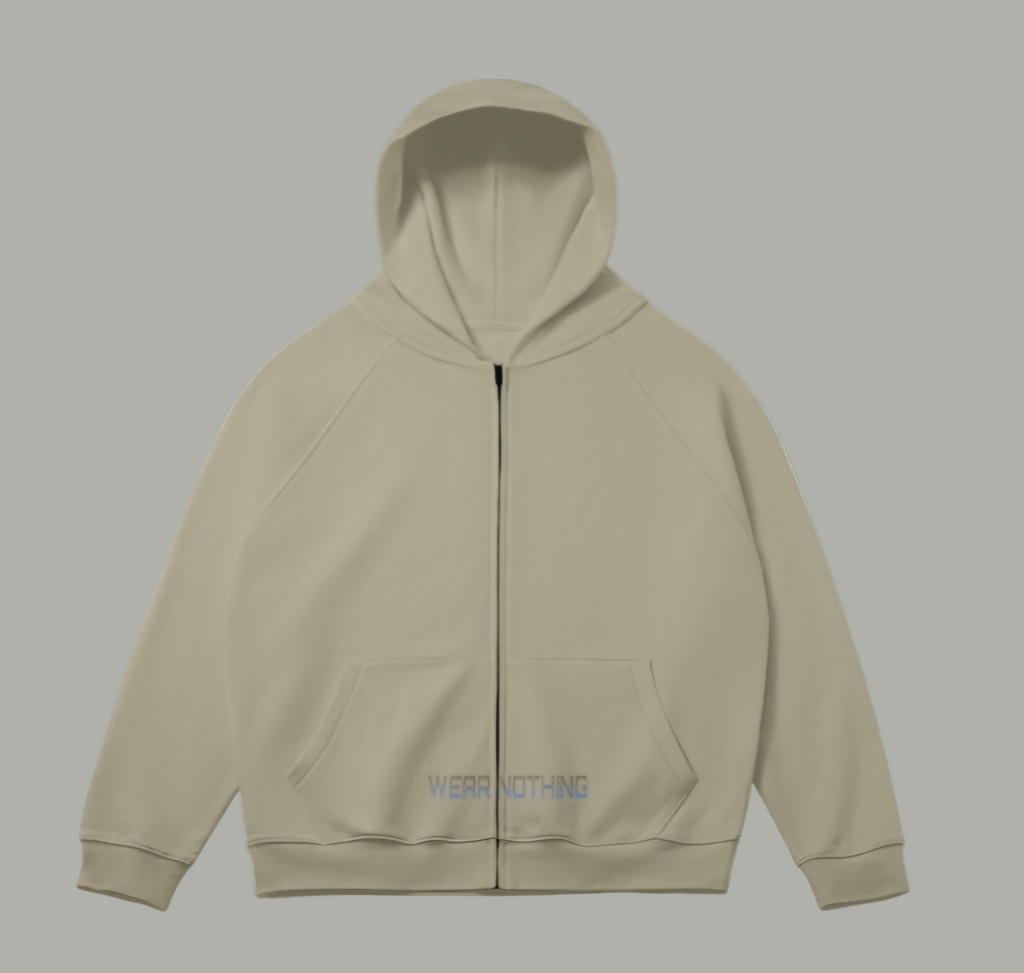 NOWEAR Wear Nothing Faded Zip-Up