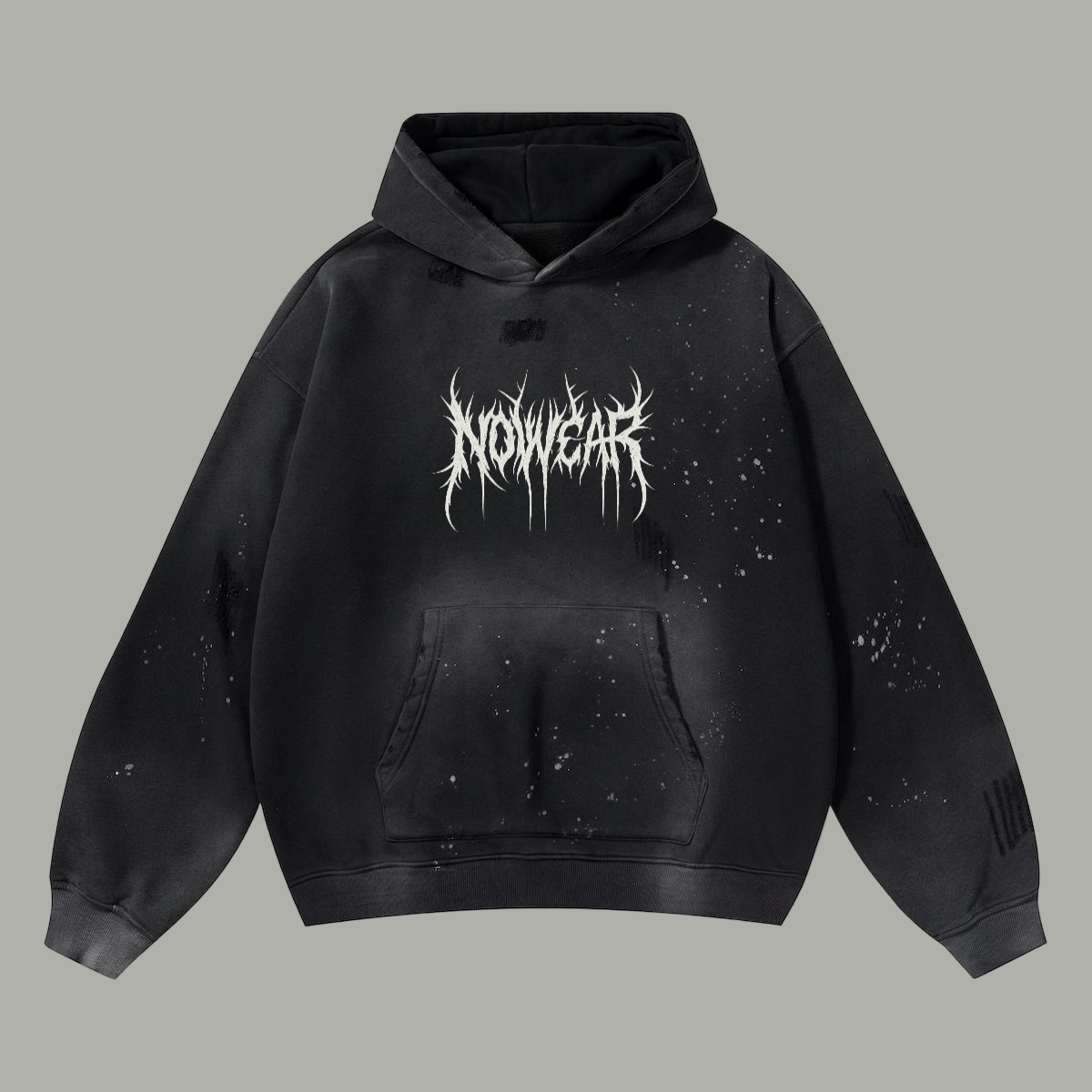 NOWEAR Gothic Paint hoodie